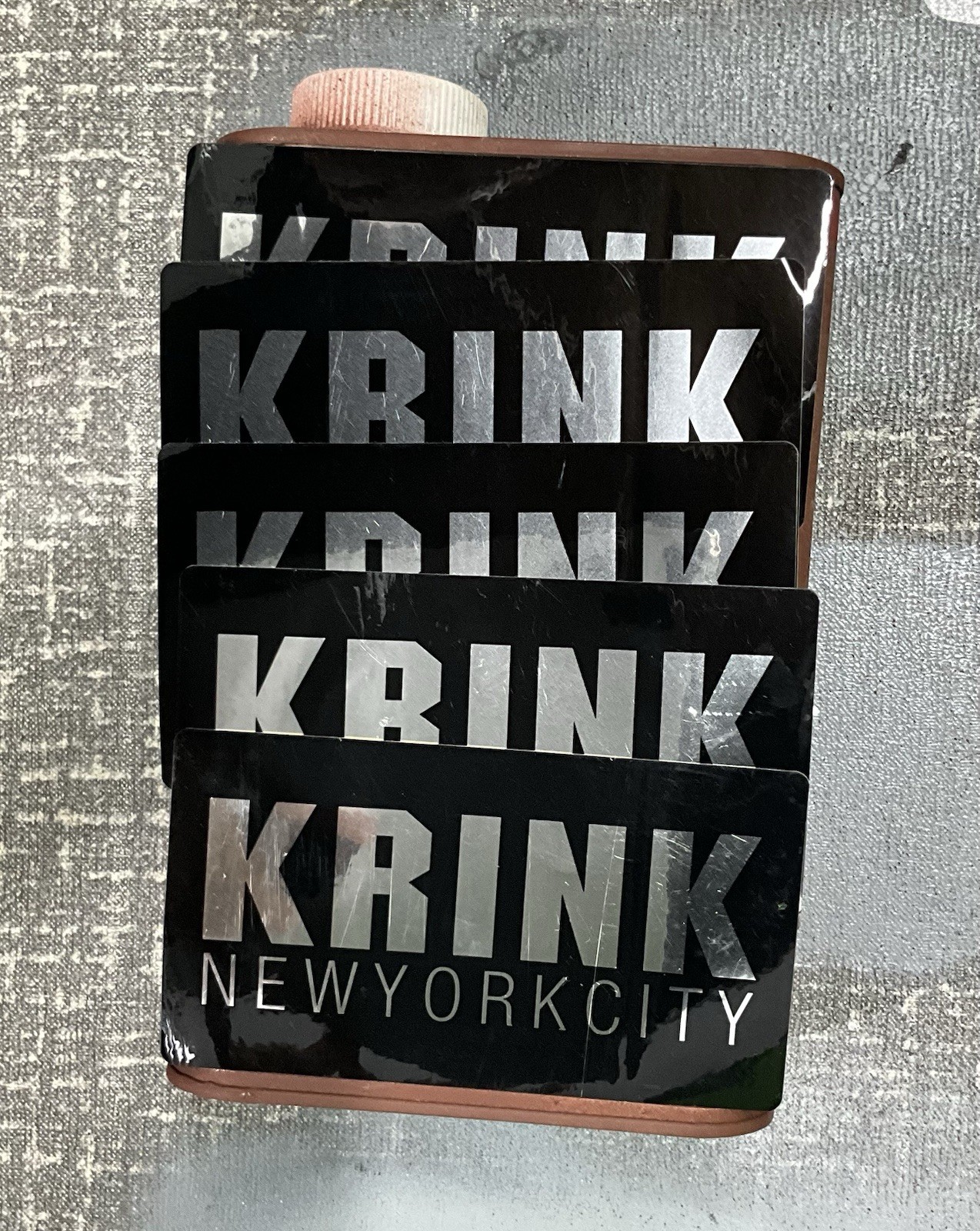 KRINK New York City Logo Rectangle Sticker Decal – 5 available, $10 each