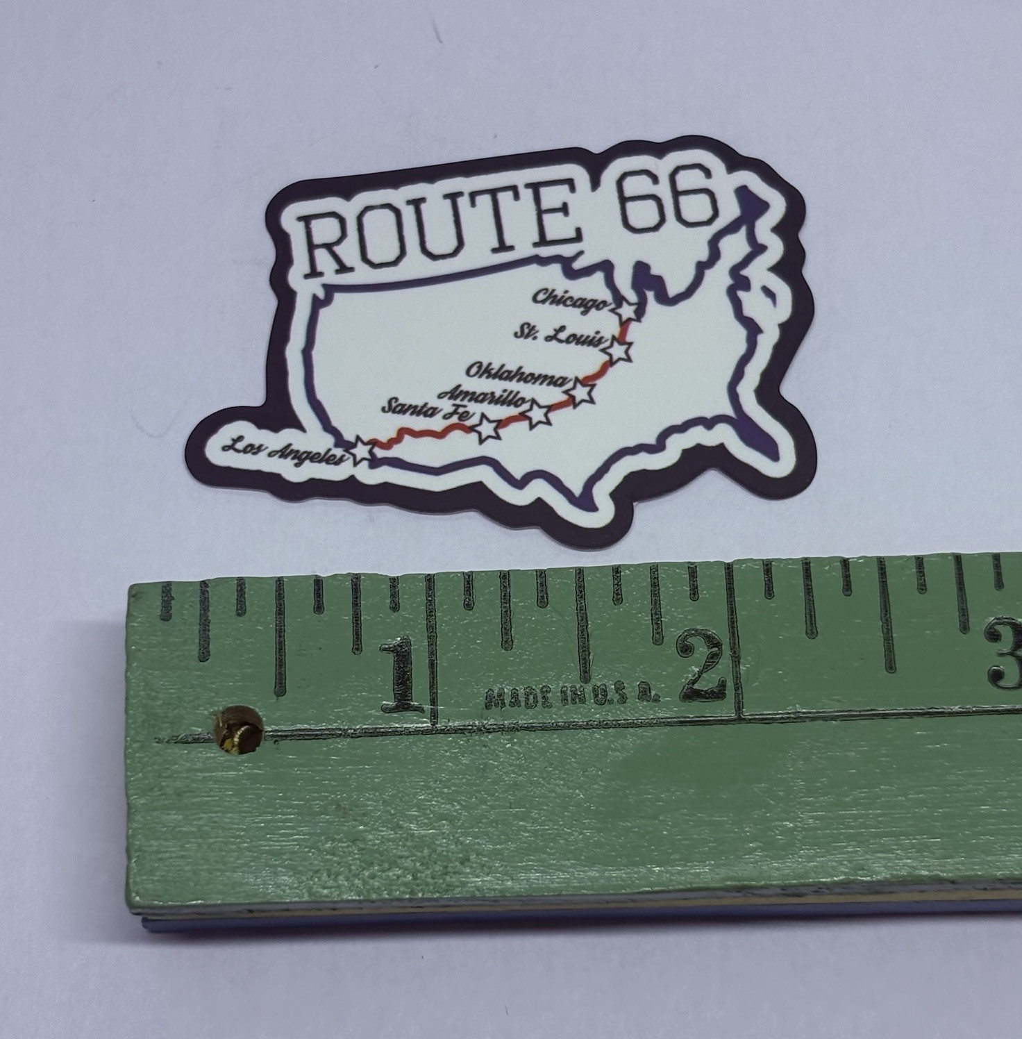 Route 66 Sticker USA Map Mother Road Travel Decal Vinyl Art Souvenir Tc9