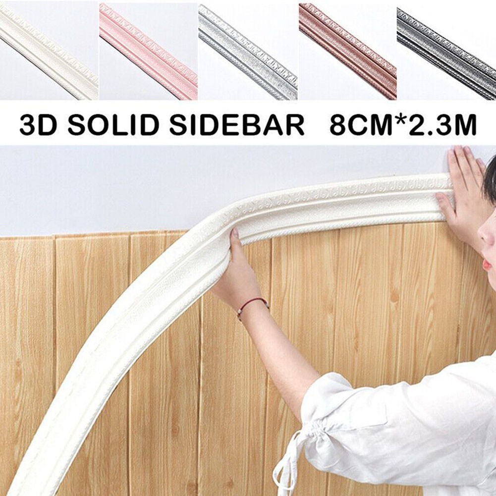 Foam Molding Trim Home Anti-collision Background Decals Skirting Border