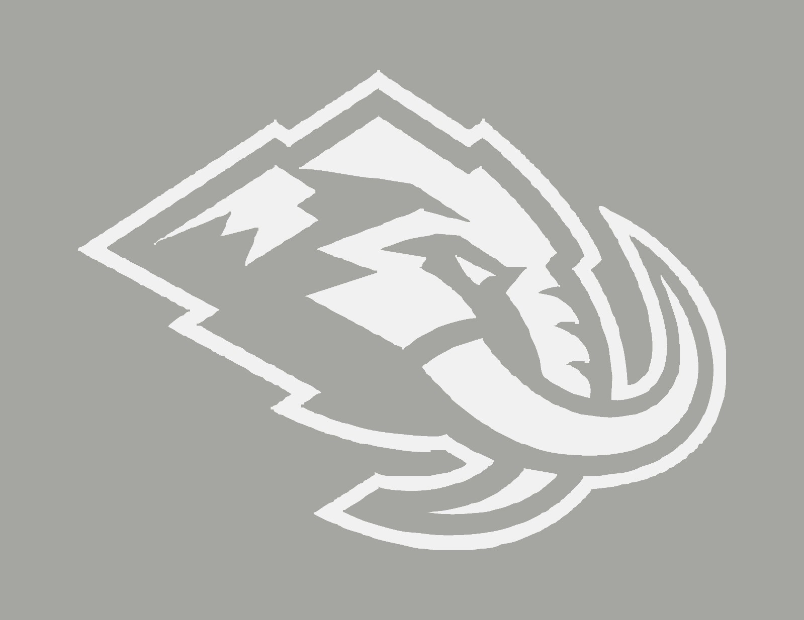 Utah Mamoth NHL Team Logo 1 Color Vinyl Decal Sticker Car Window Wall