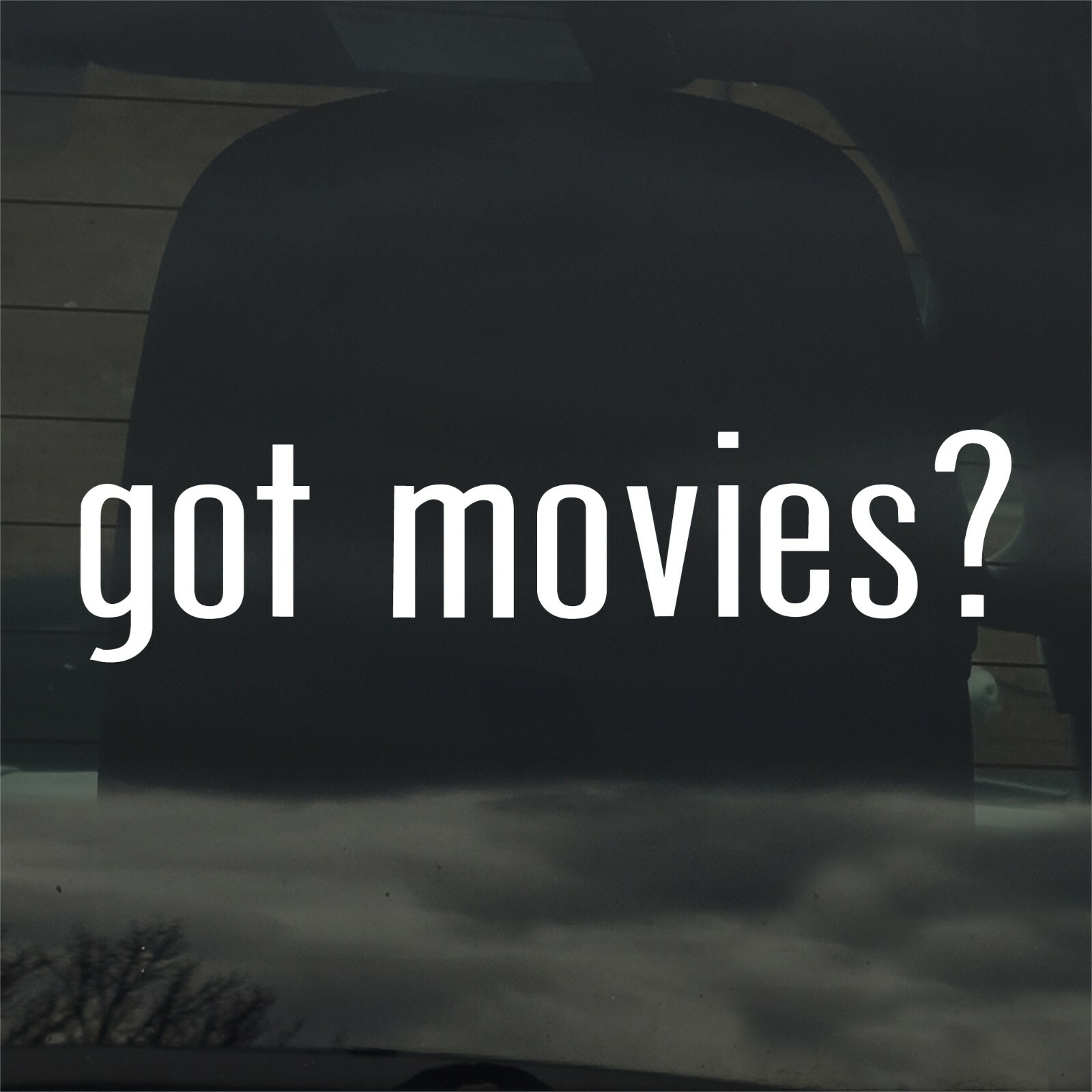 Got Movies? Custom Vinyl Sticker Decal Cinephile Film Critic Theater TV