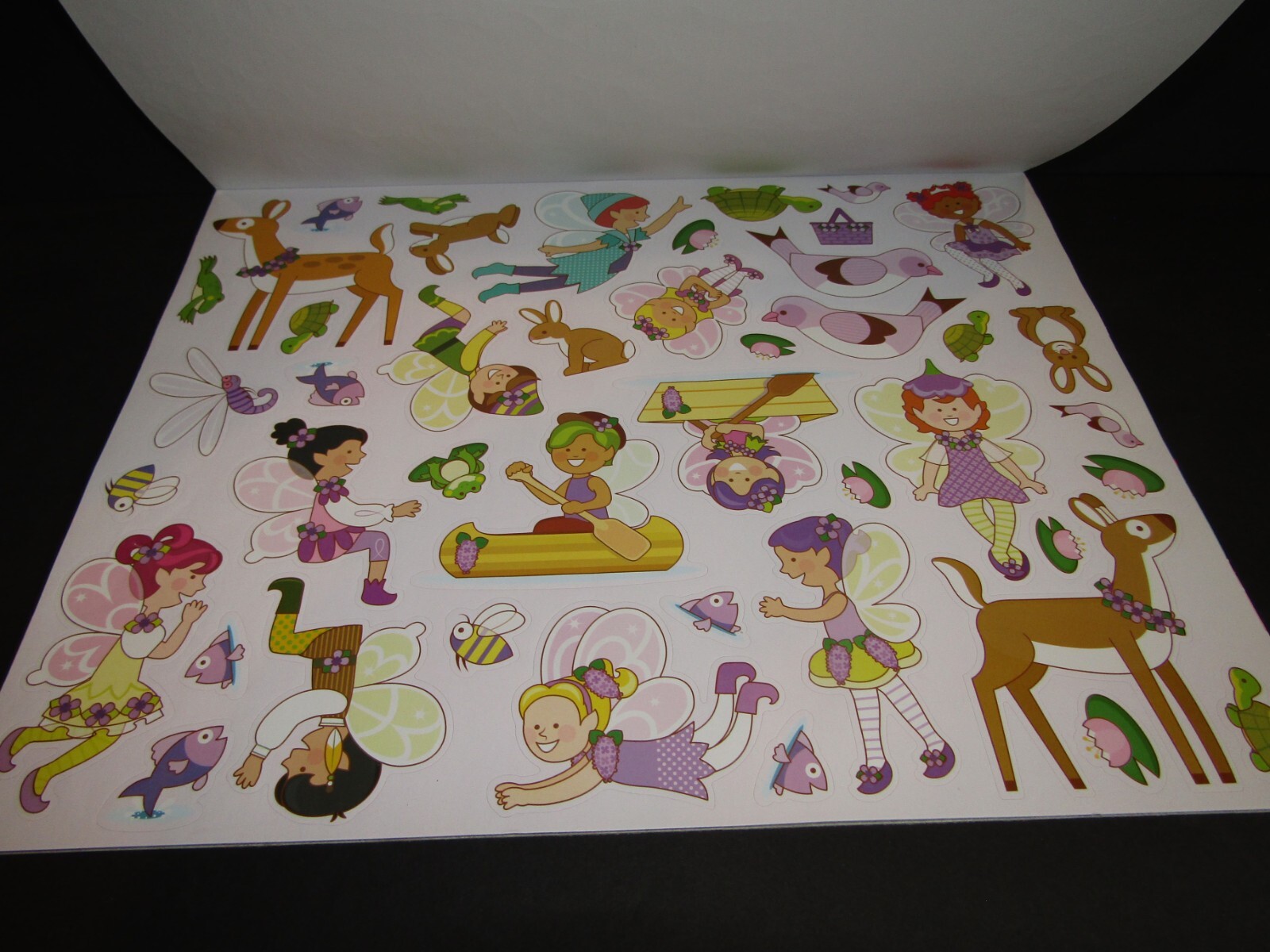 MELISSA & DOUG Scratch & Sniff Sticker Pad FLORAL FAIRIES 15 Scenes 210 Sticker