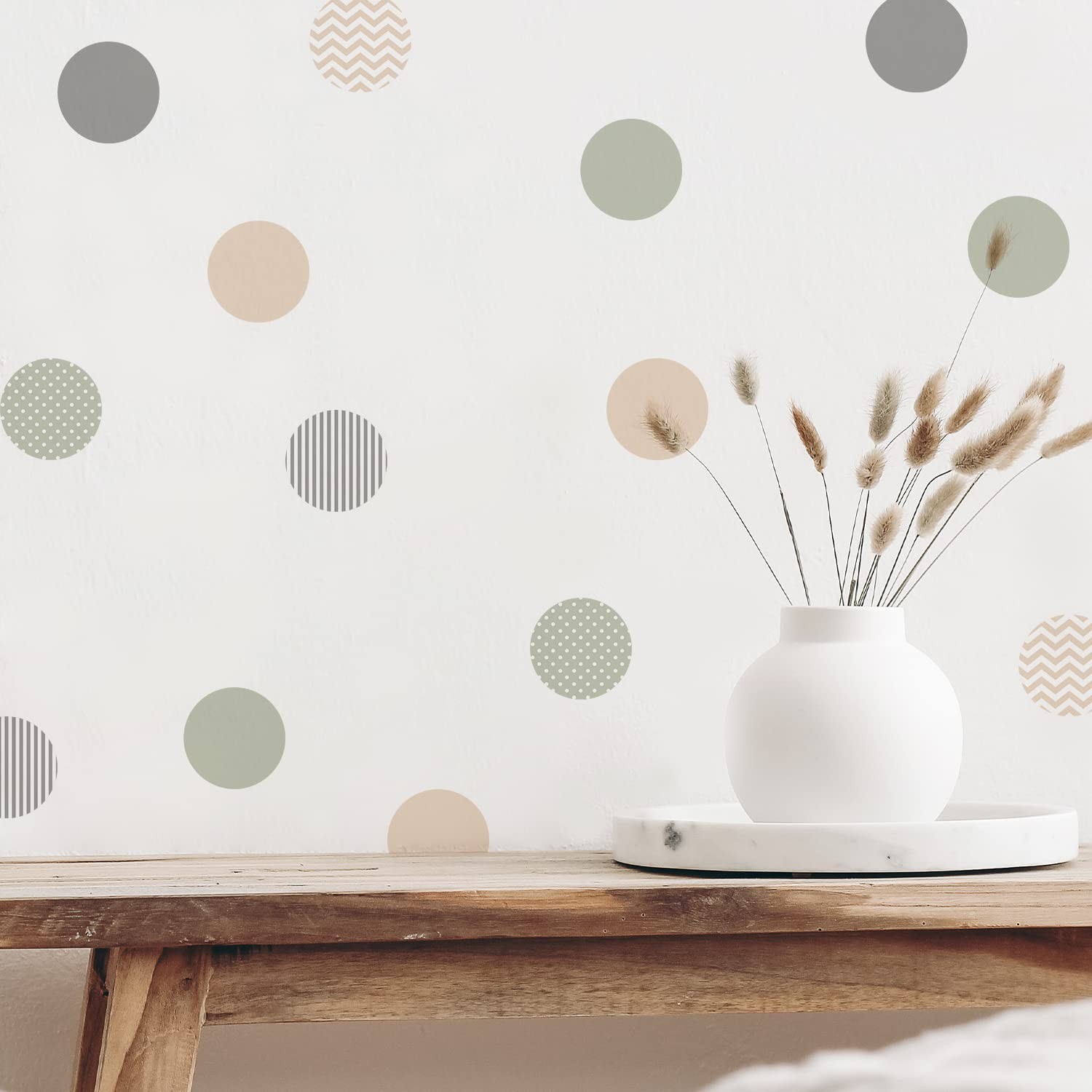 Bohemian Heart Wall Stickers – Removable Vinyl Decals