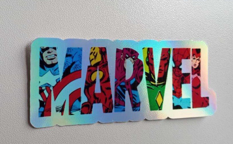 Marvel 3.5 Inch Holographic Waterproof Vinyl Sticker