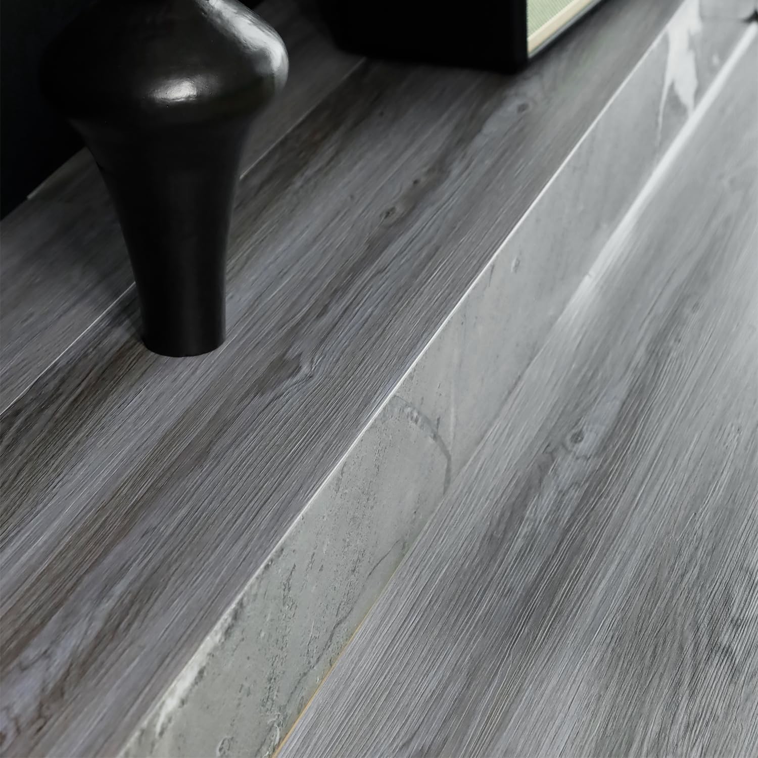 Wood Grain Peel and Stick Floor Tiles – 11.8” Width, Full Roll Lengt