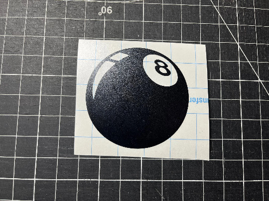 8 Ball Decal