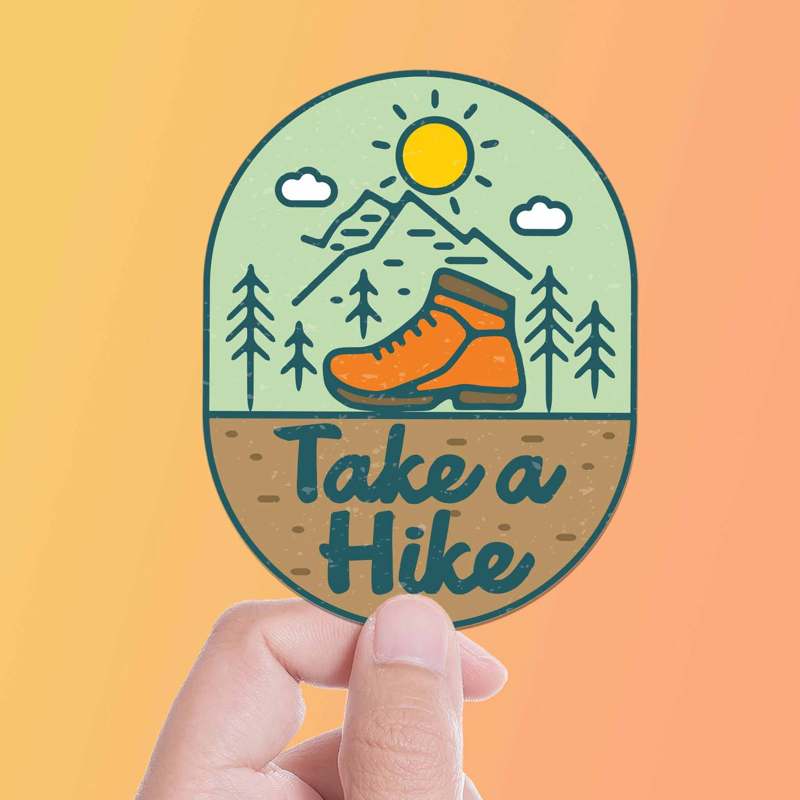 Take a Hike Sticker – Cute Outdoors Decal