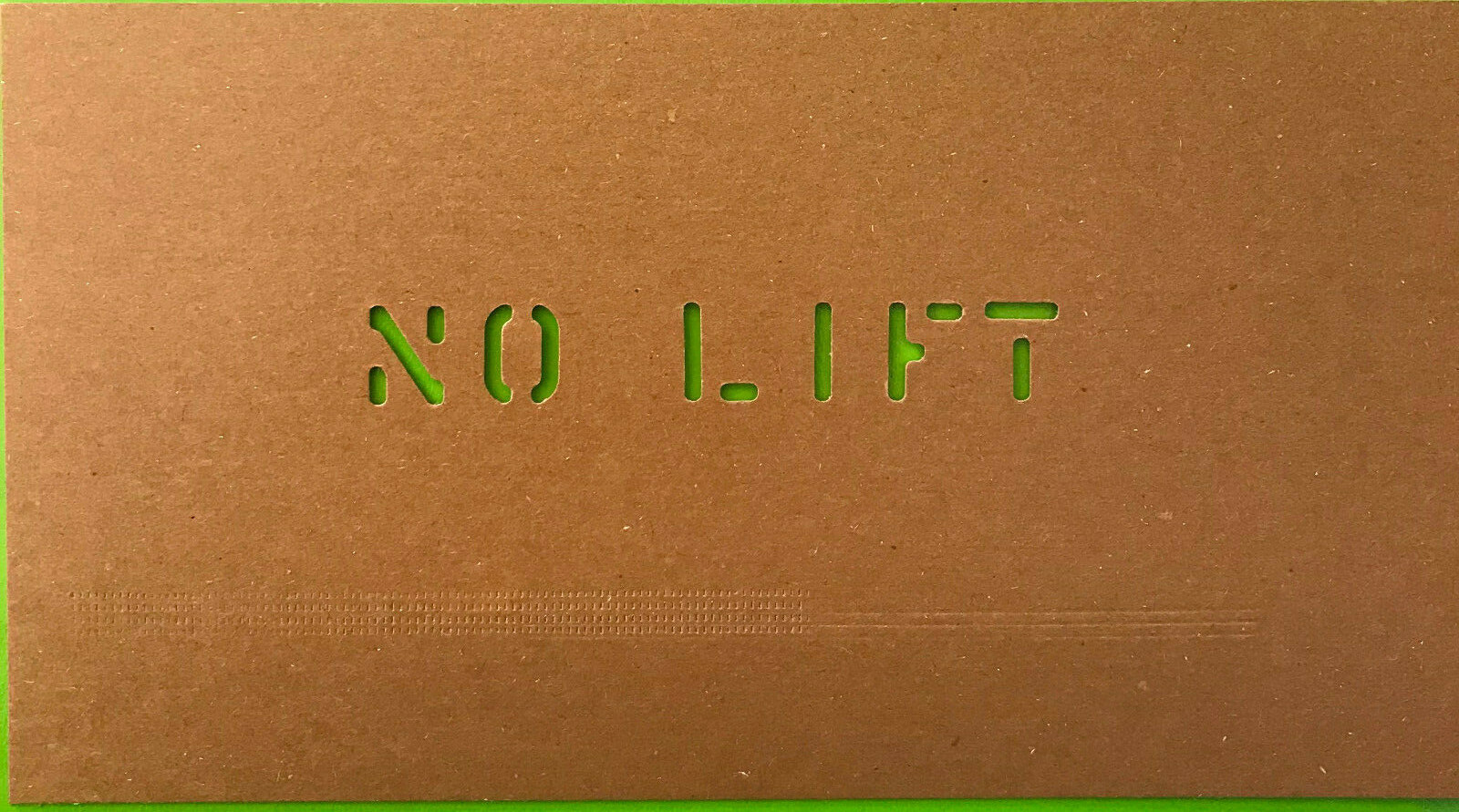 ( NO LIFT ) Stencil Truck Boat Jeep Army Military Airplane 1/2 INCH LETTERS