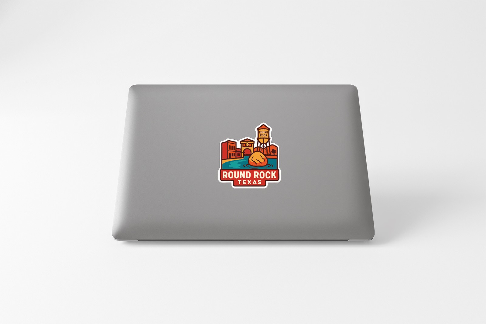 Round Rock Texas Sticker Decal Vinyl Die-Cut City Skyline Landmark Design