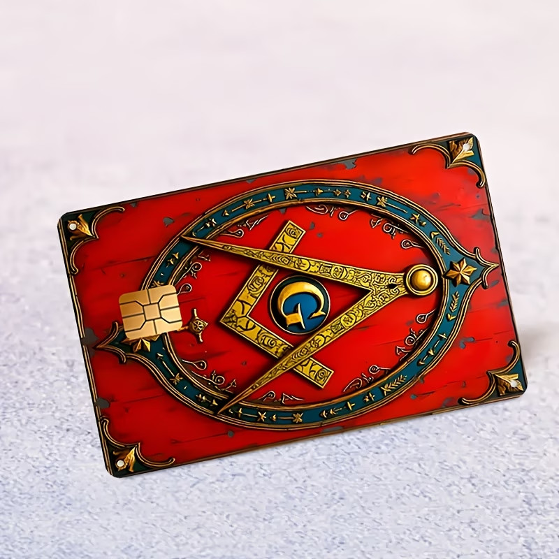Freemason Master Mason Credit Card Skin Sticker Debit Card Wrap Decal