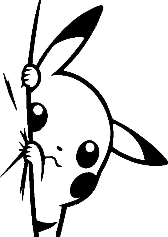 Pokemon Pikachu Wall Vinyl Decal 19 X 27 Mega Evolution Mural