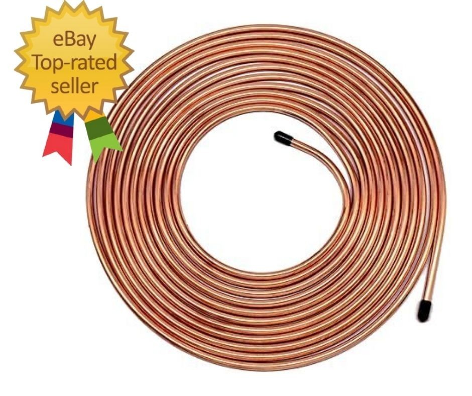5/16 Brake Line Tubing Kit, Flexible Brake Line(2025 New), 25 ft 5 16 Copper Coa