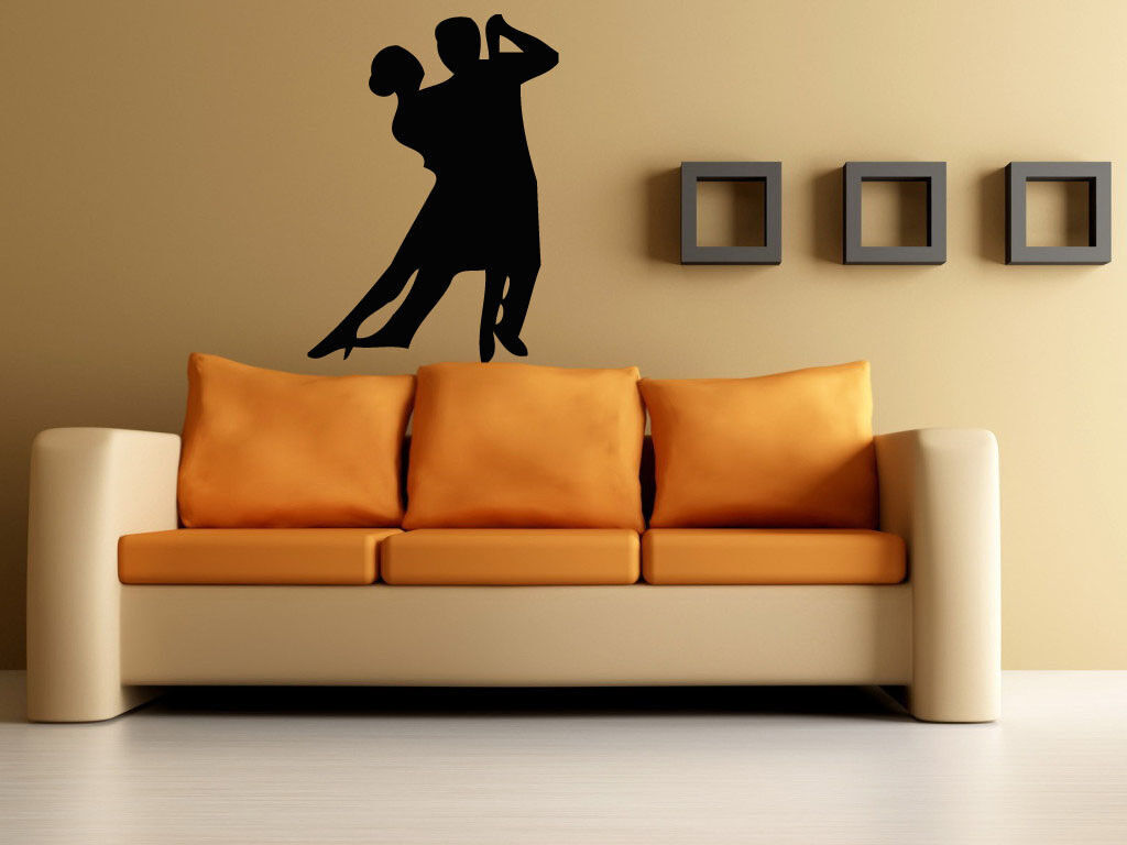 Dancing Falling in Love Romantic Marriage Wall Art Decor Vinyl Sticker z476