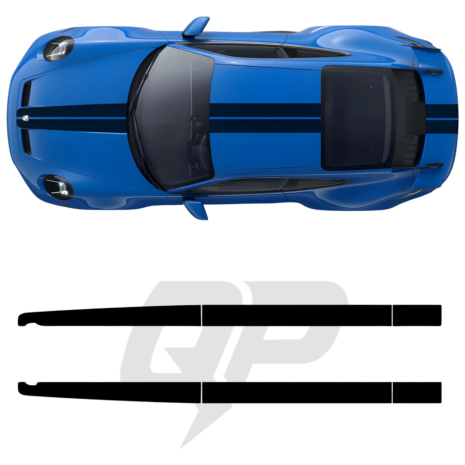 Aftermarket 992 GT3 Center Stripe Decal