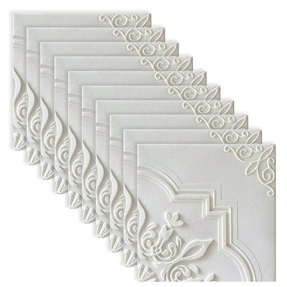 Easily Removable Decorative Wall Sticker Set of Ten Size 35CM XPE Foam