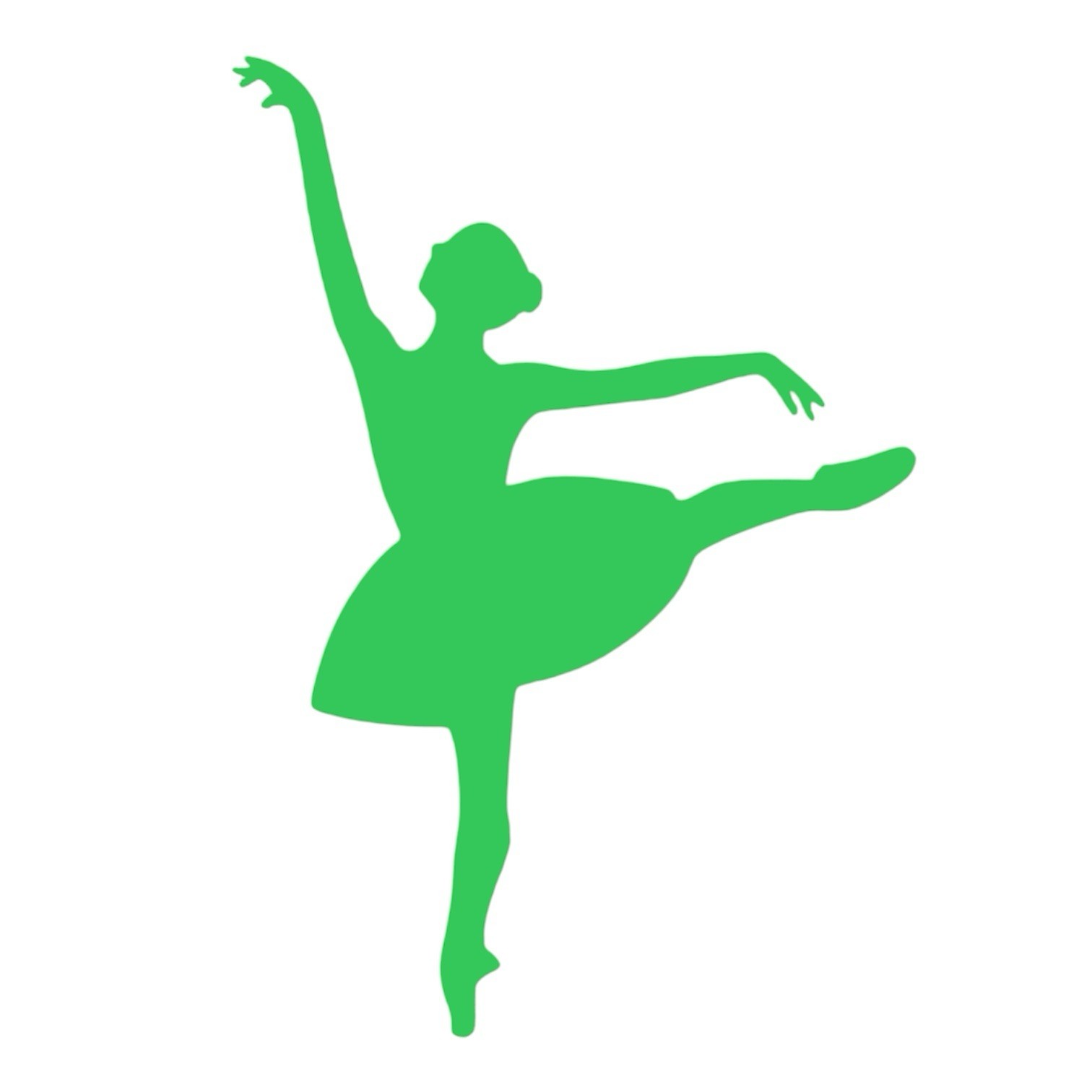 Ballerina dancing #3 Decal for car Windows Laptops most Smooth Surfaces