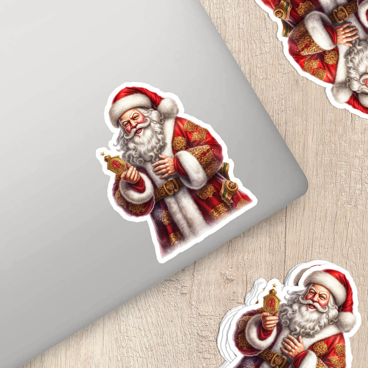 Santa Claus Vinyl Sticker – Bring the Magic of Christmas Anywhere