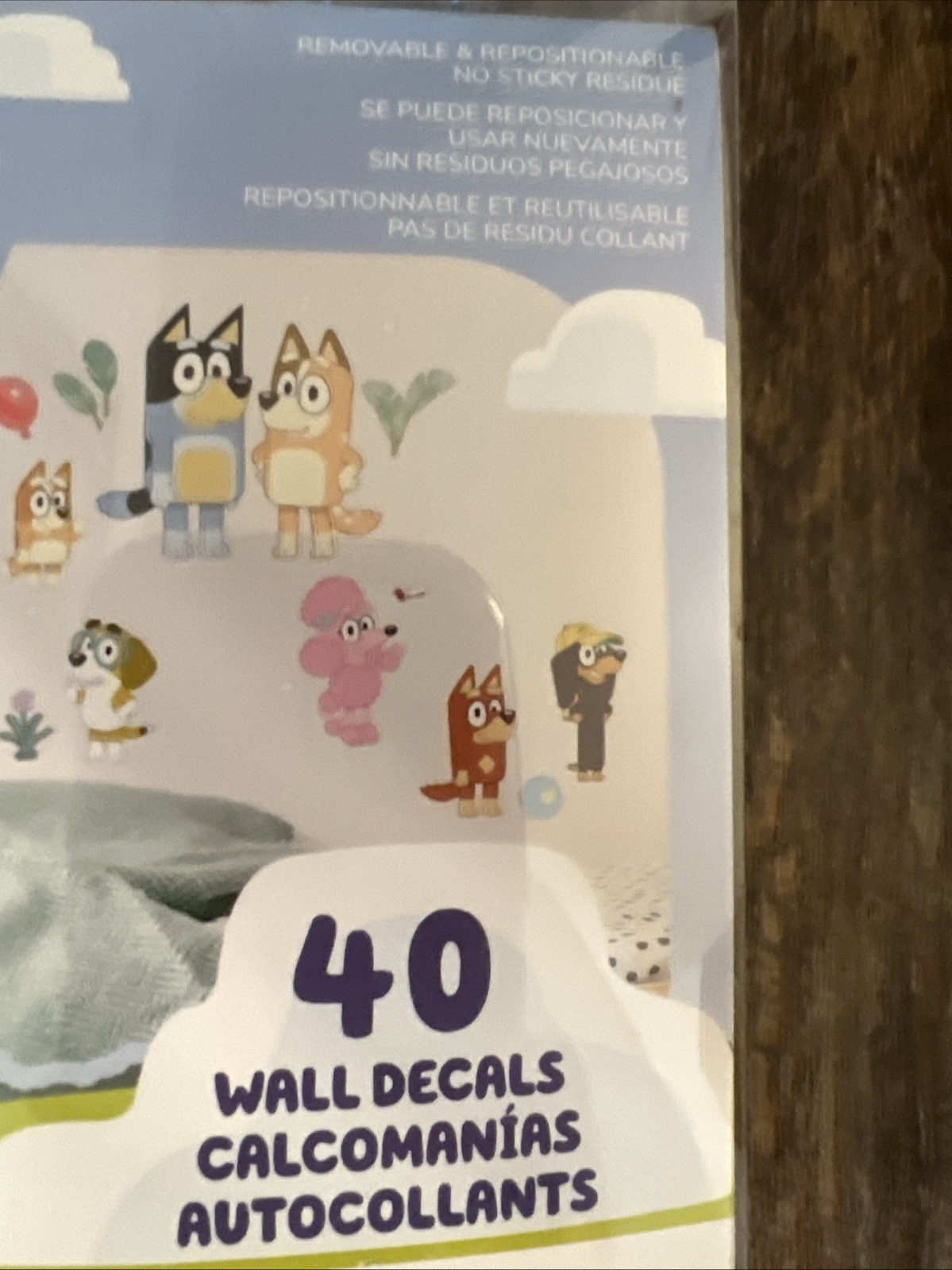 Roommates Bluey Family and Friends Peel and Stick Wall Decals, RMK5457SCS