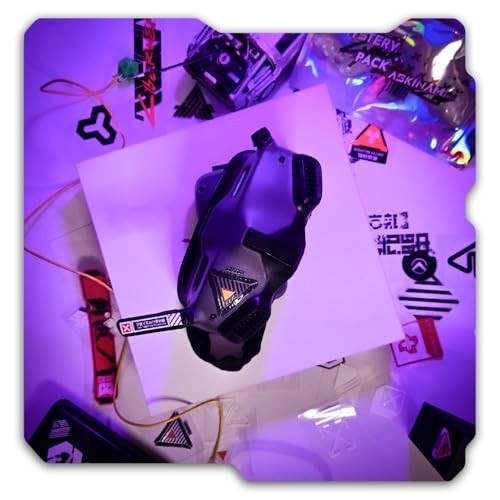 25pcs Cyberpunk Sticker Set – Waterproof Futuristic Decals for Car, Laptop, Bump