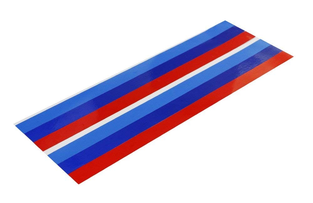 Iconic 3Color Stripe Decal Sticker Compatible with BMW Exterior or Interior D…