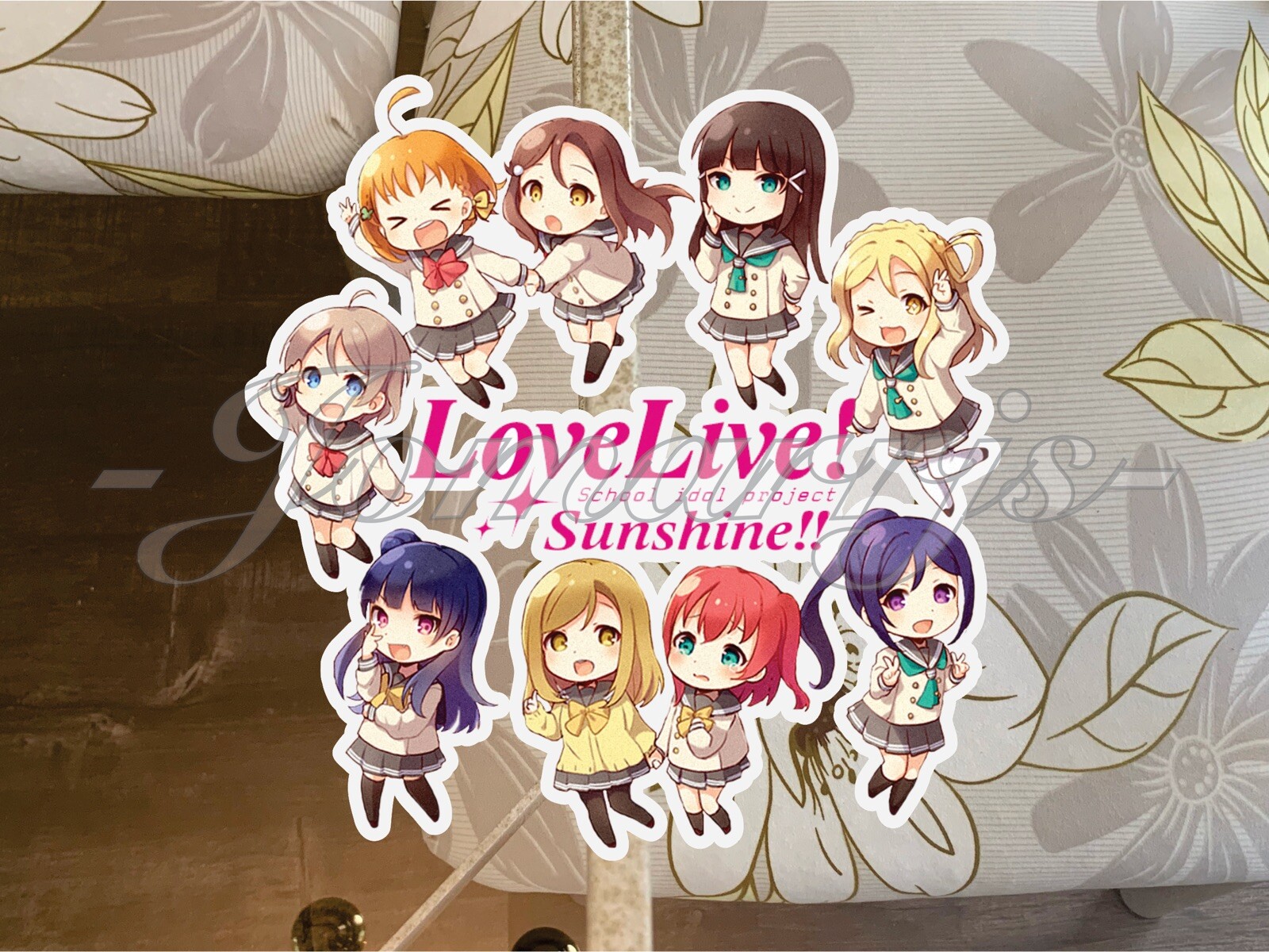 Love Live Sunshine School Idol Project Chibi Custom Sticker Decal lovelive anime