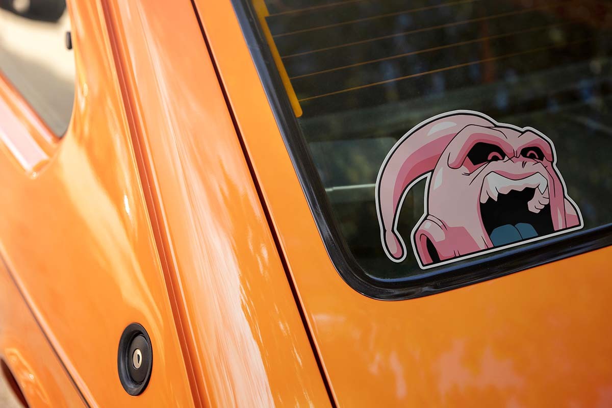 Majin Buu Peeker Sticker Dragon Ball Car Decal Anime Vinyl 3–7" Wide Made in USA