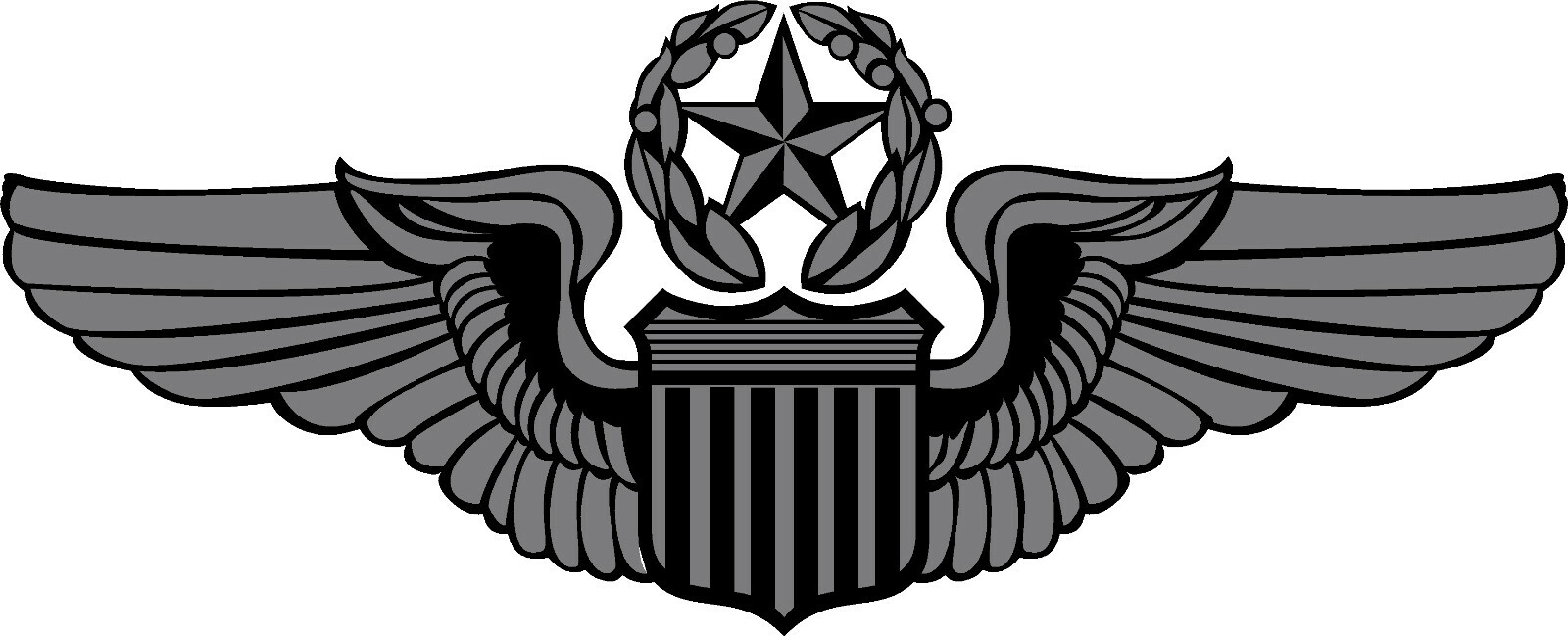 U.S. Air Force Command Pilot Wings Wall Vinyl Decal Sticker Military