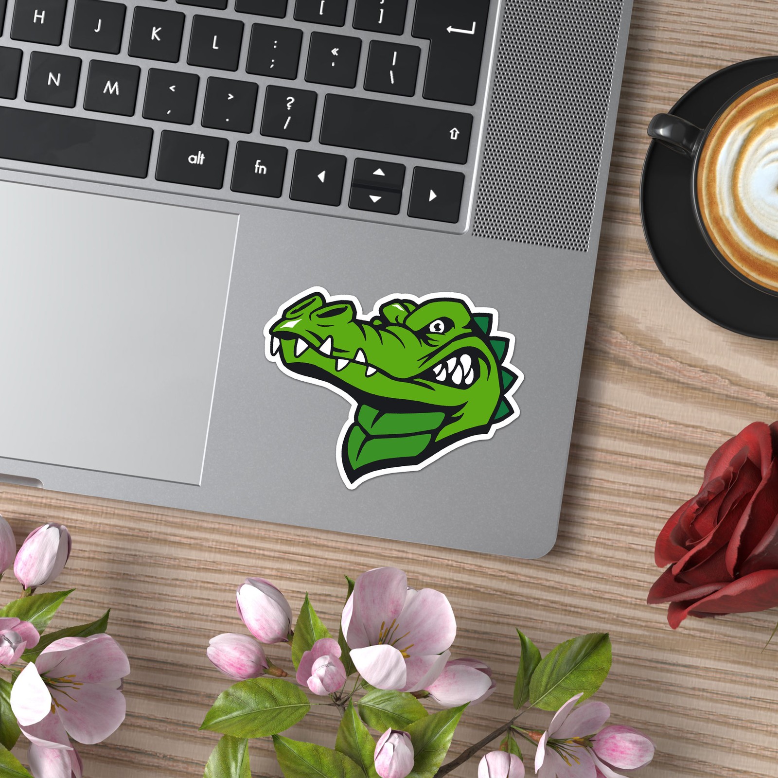 Alligator Crocodile Gator – Vinyl Decal Sticker – Car Window Laptop – ebn12071