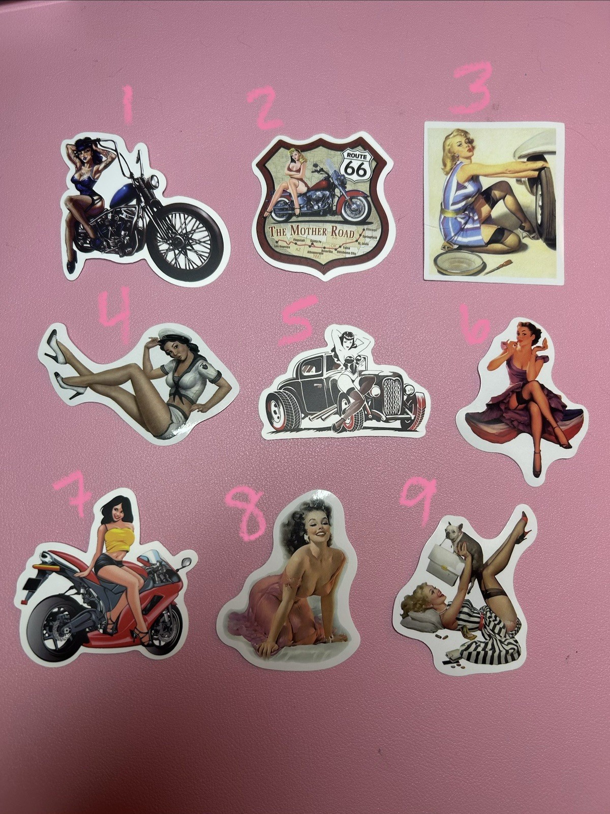 Pinup Girls And More Stickers