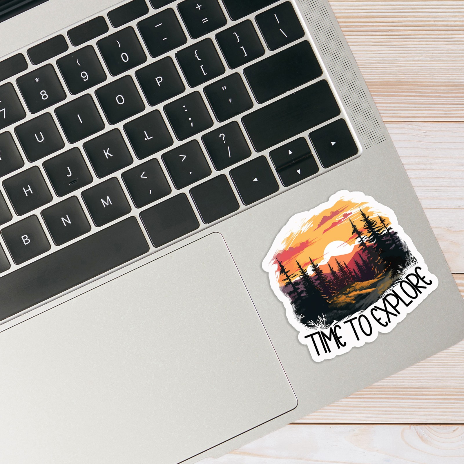 Time to Explore – Vinyl Decal Sticker – Car Window Laptop – #953