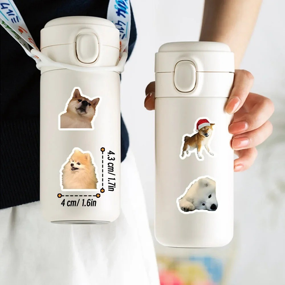 Dog Stickers Cartoon Decals Self-Adhesive Laptop Phone Car 10 50 100 Pcs