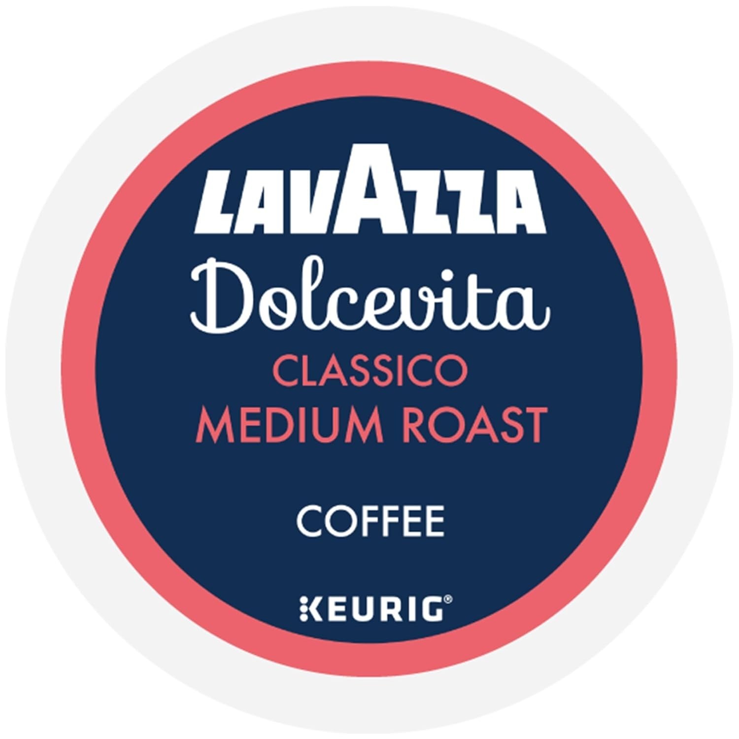 Dolcevita Classico, Single-Serve Keurig K-Cup Pods, Medium Roast Coffee, 40-Coun