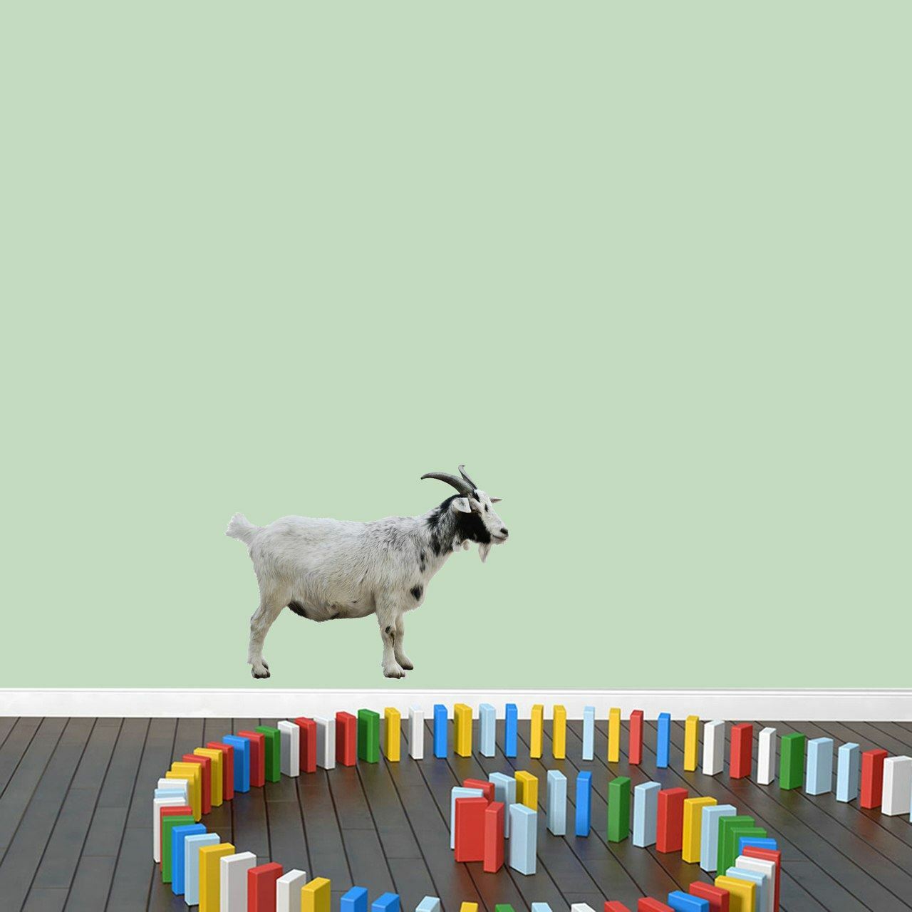 Real Life Goat Printed Wall Decal – Animals, Kids, Nursery, Playroom, Classroom
