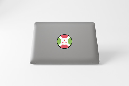 Burundi Flag Circle Sticker Decal