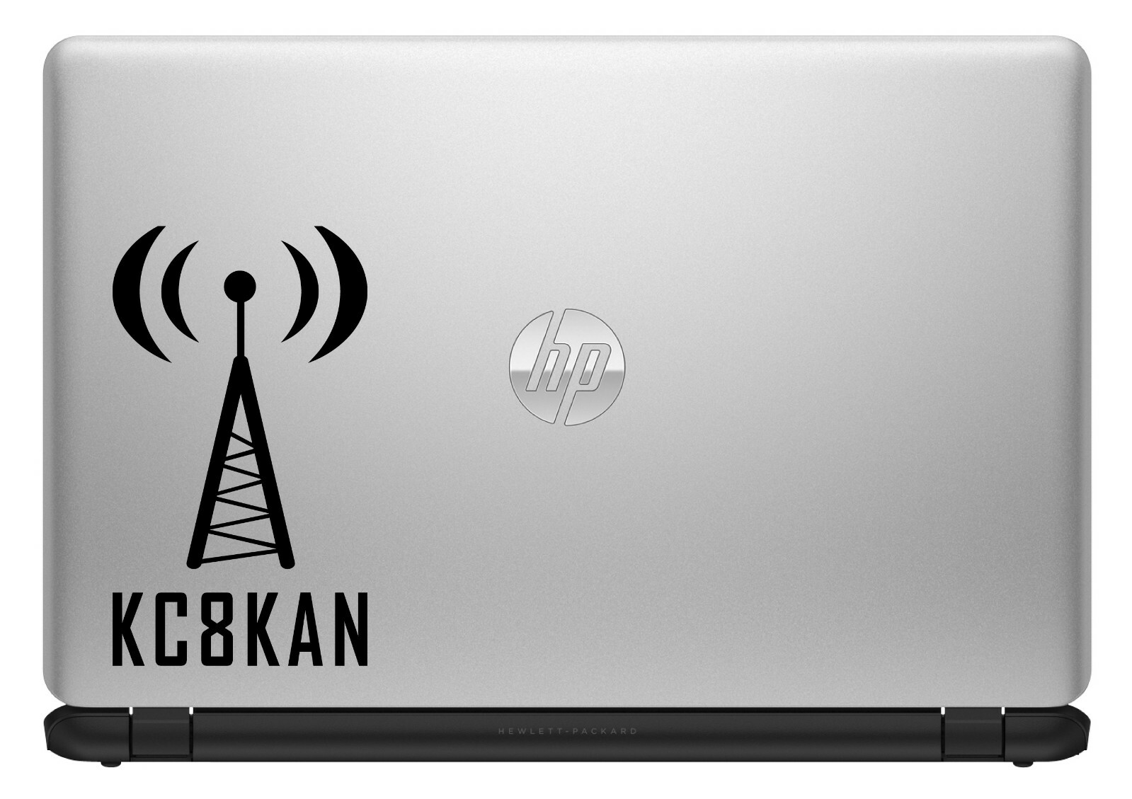 Ham Amateur Radio Call Sign Custom Vinyl Sticker / Decal Modern Style