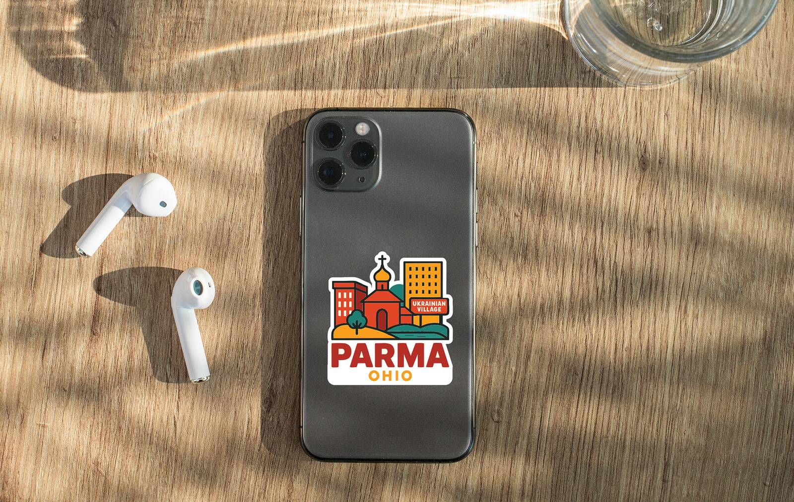 Parma Ohio Sticker Decal Vinyl Die-Cut City Skyline Landmark Design