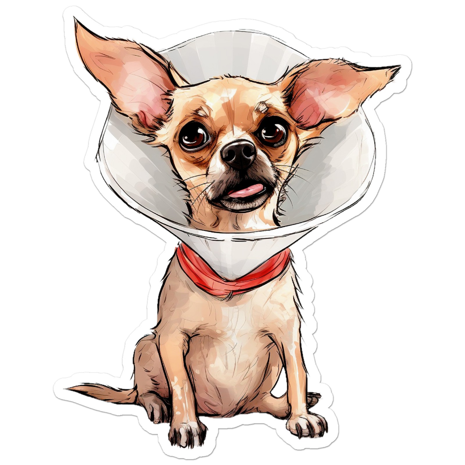 Chihuahua Vet – Vinyl Decal Sticker – Car Window Laptop – ebn12345