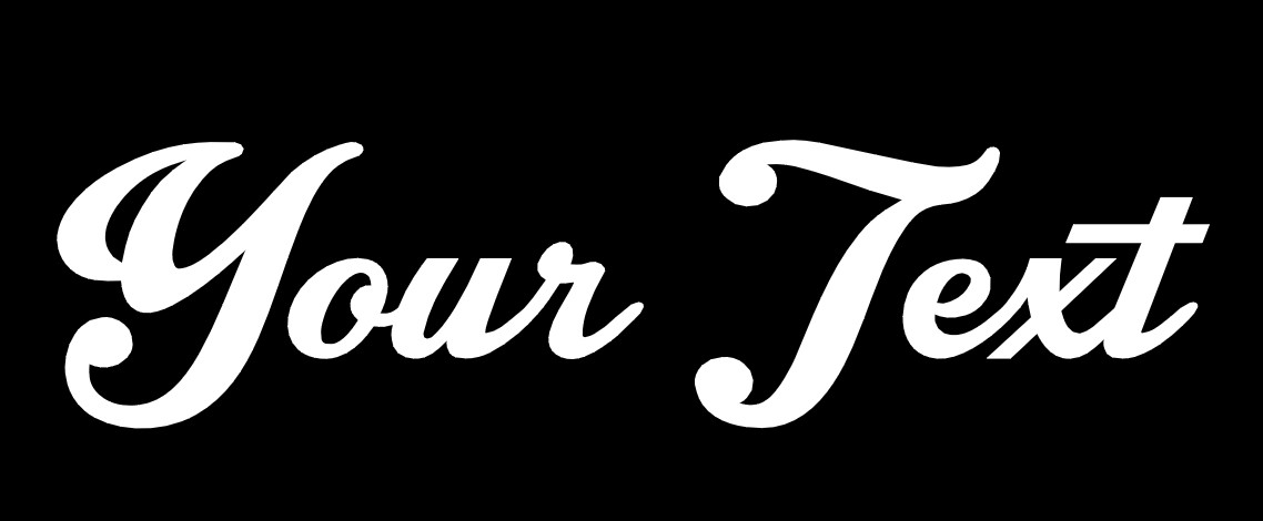 YOUR TEXT Vinyl Decal Sticker Car Window Bumper CUSTOM Personalized Lettering