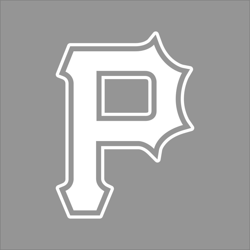 Pittsburgh Pirates #2 MLB Team Logo 1 Color Vinyl Decal Sticker Car Window Wall