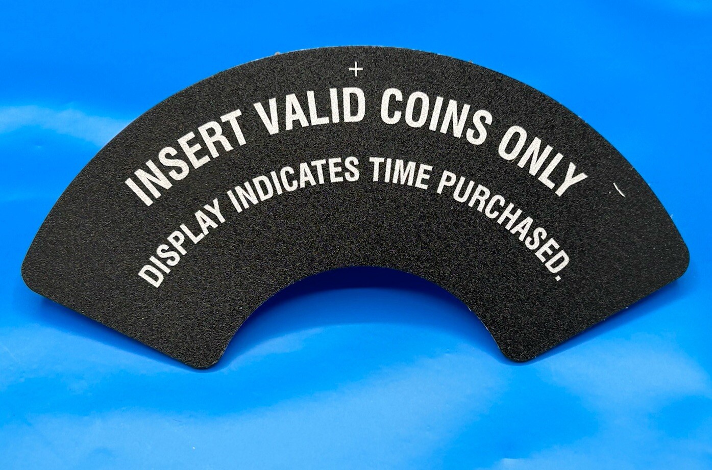 Duncan Parking Meter Decal, Round Vault, Box Silver Letters