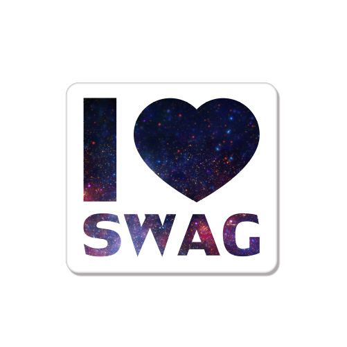 I Love Swag car bumper sticker decal 5" x 4"