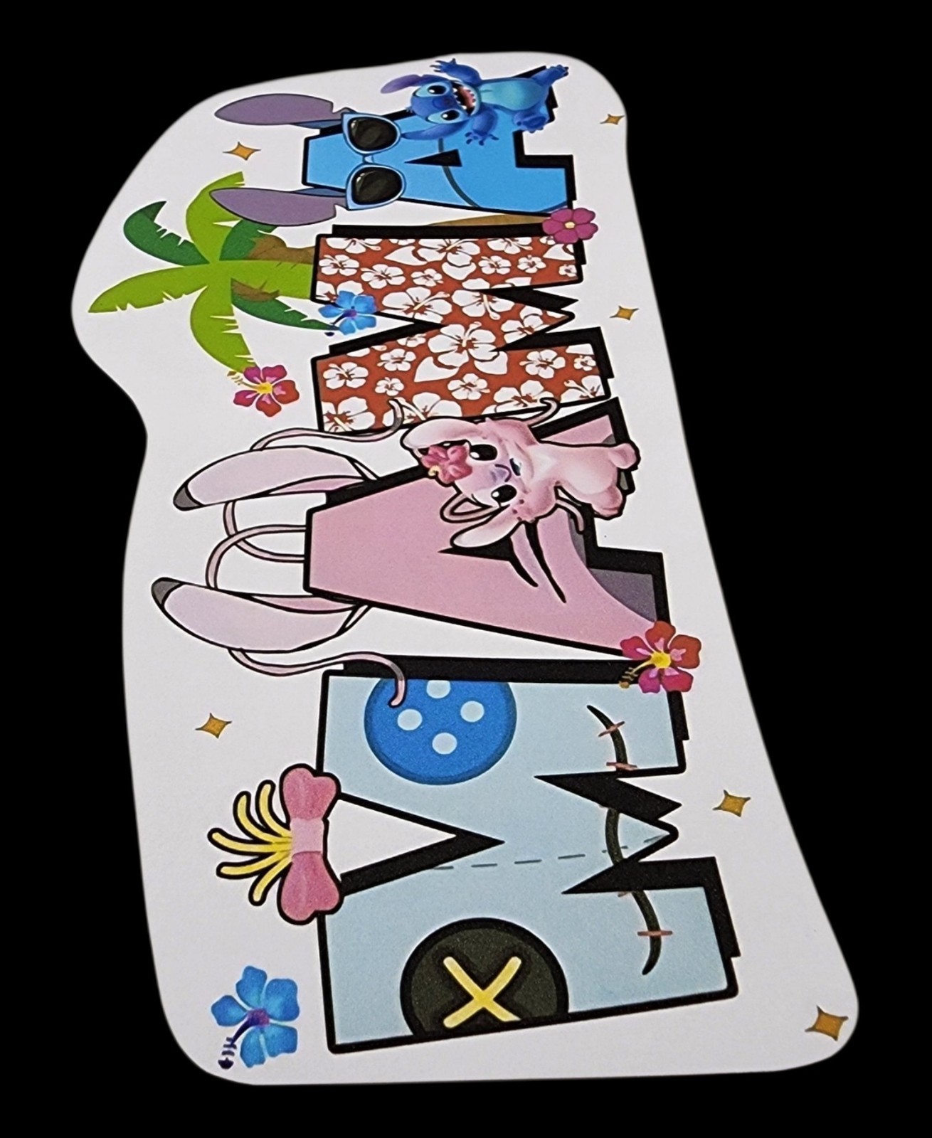Lilo & Stitch Mama Inspired Waterproof Car Decal Vinyl Sticker Kid Movie Cartoon