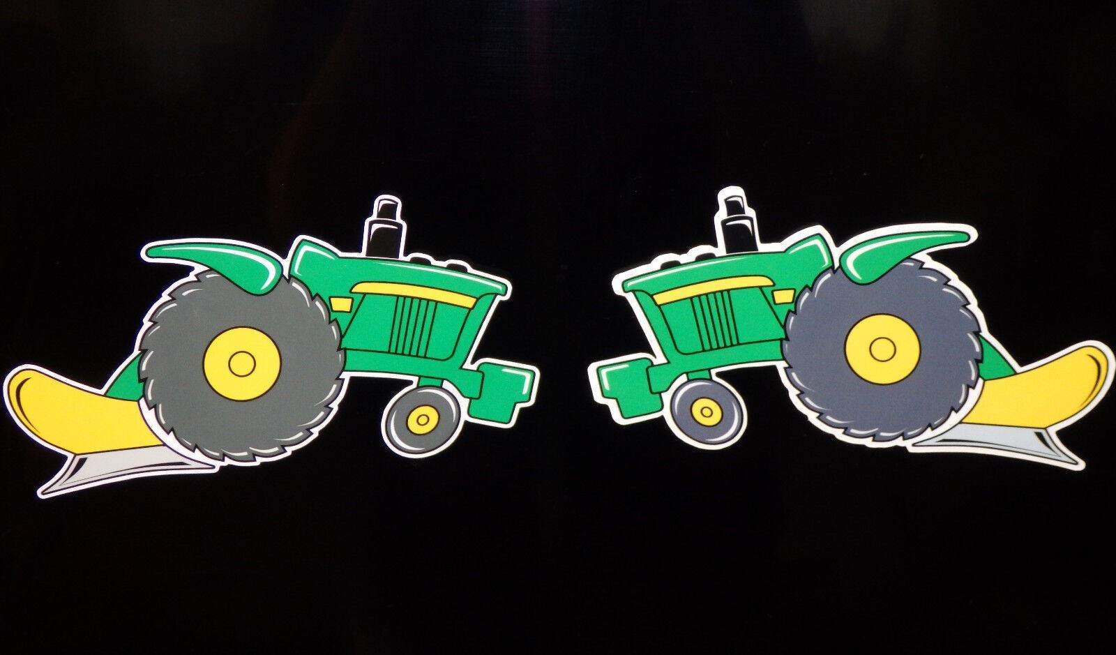 LEFT & RIGHT set of 2 John Deere Decals/STICKERS Original Artwork “Tractor Swag