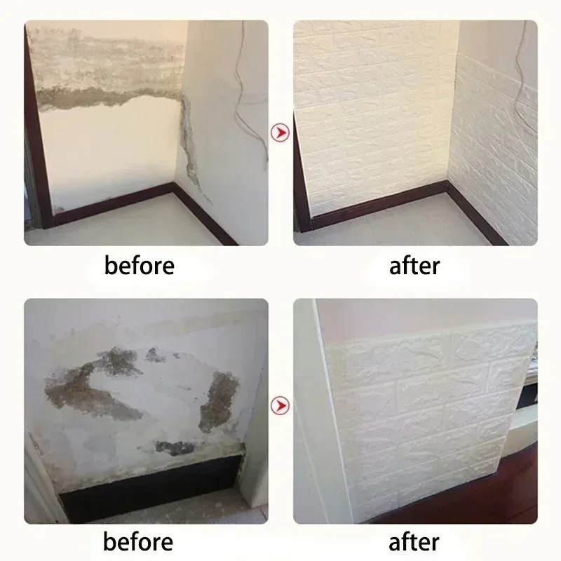 70cm*1m 3D Self-Adhesive Wallpaper Foam Waterproof Brick Wall Stickers Decor
