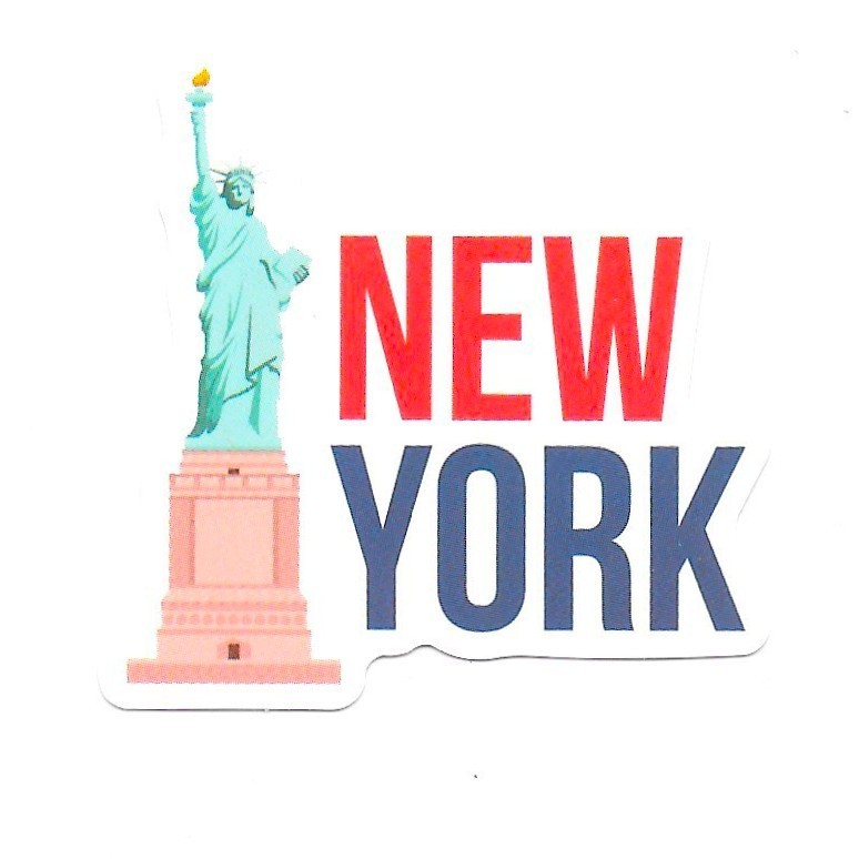 Statue of Liberty Vinyl Sticker New York City Decal NYC Souvenir Liberty Island