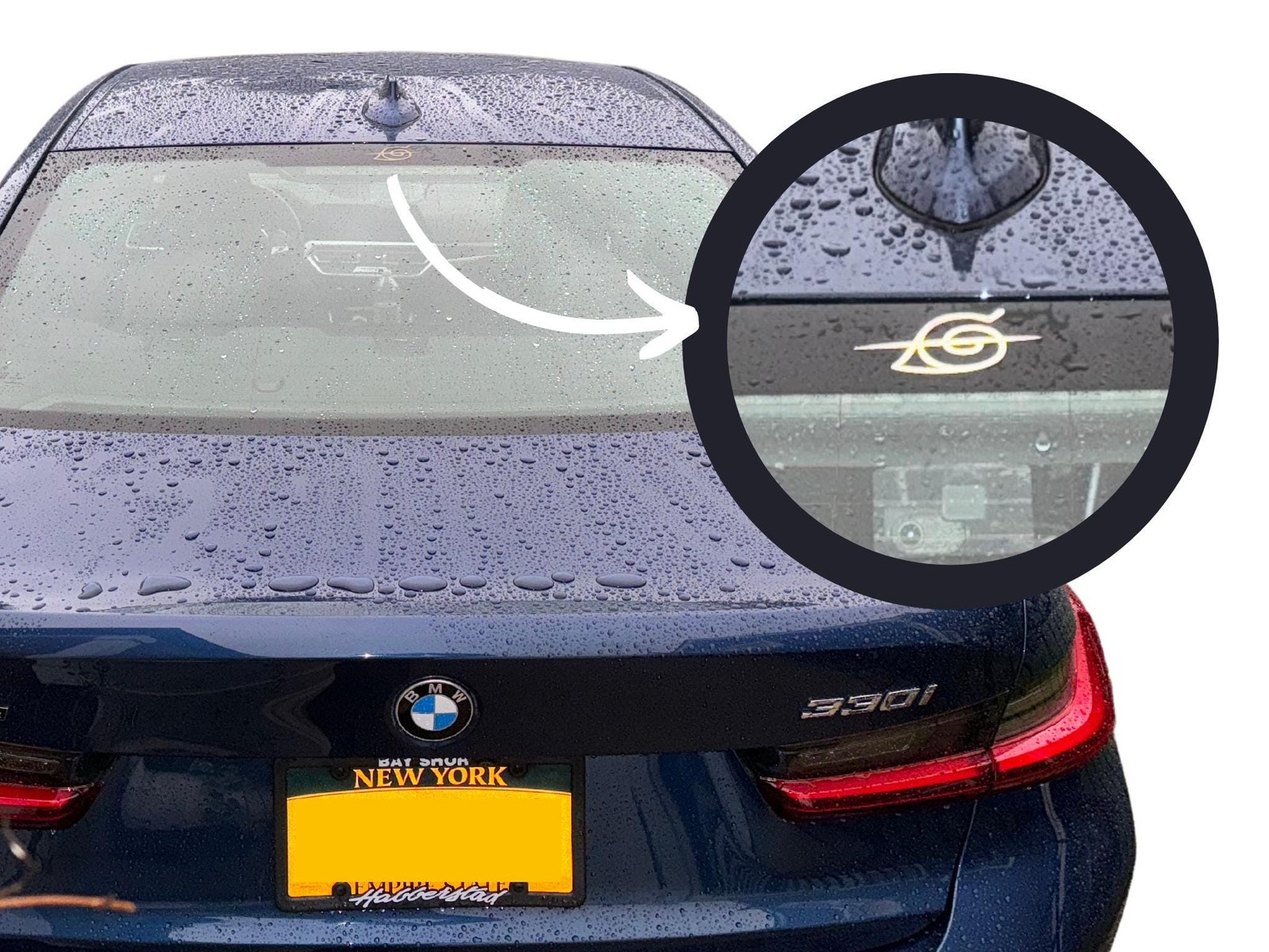Hidden Leaf Village Anime Decal Ninja Car Vinyl Sticker Reflective 55+ Colors