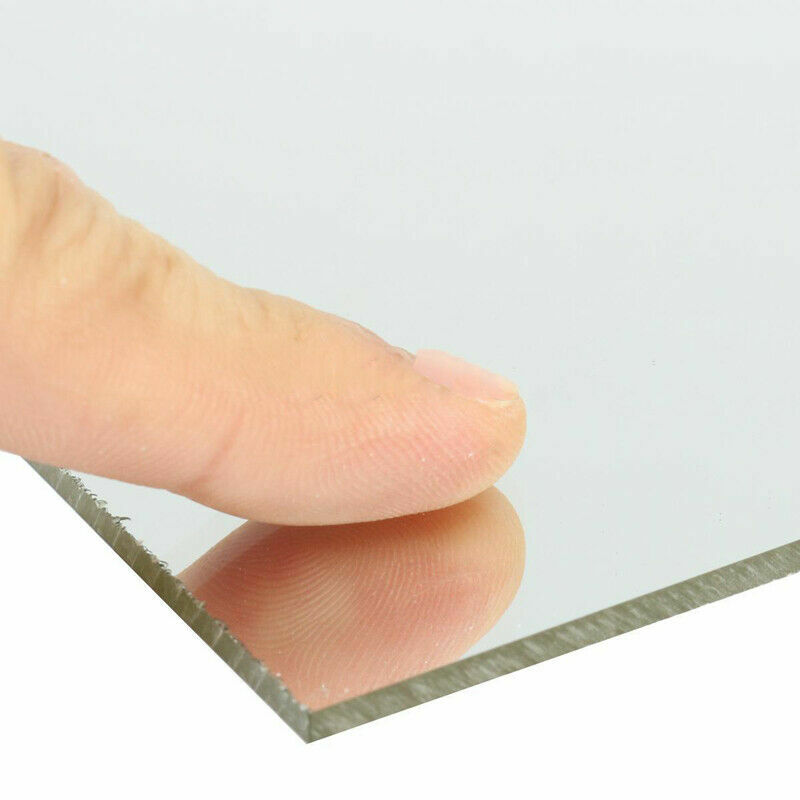 Multi Sizes Clear Mirror Acrylic plate Plastic Sheet Safety 3mm thickness panel