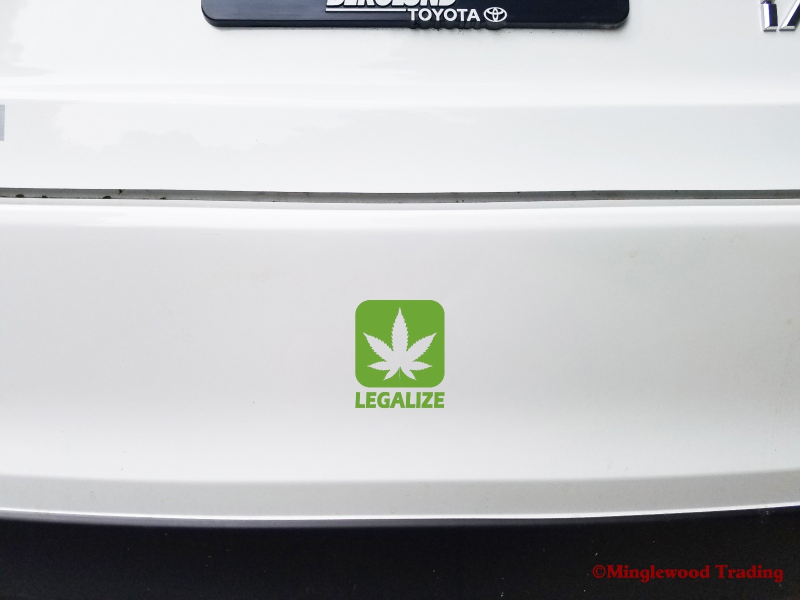 LEGALIZE Vinyl Decal – Marijuana Oil Pot Cannabis Hemp Weed – Die Cut Sticker