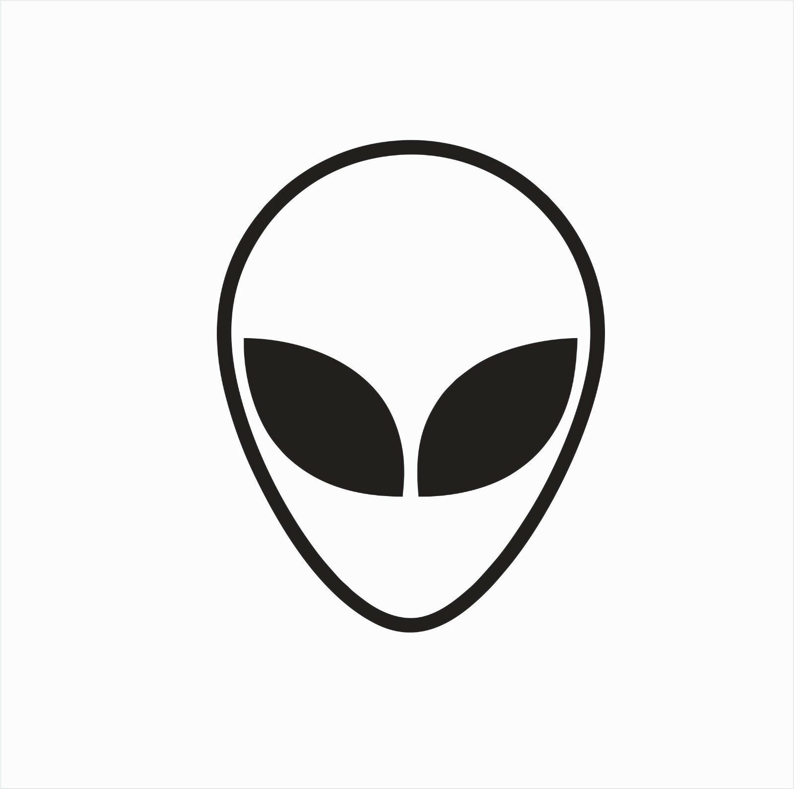 Alien Head Face Space Area 51 Vinyl Die Cut Car Decal Sticker Free Shipping