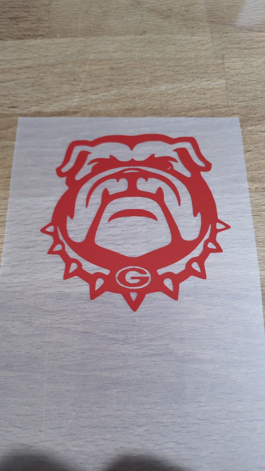 Georgia Bulldogs vinyl decal